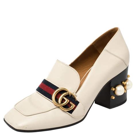 gucci peyton pearl mid heel|Gucci.